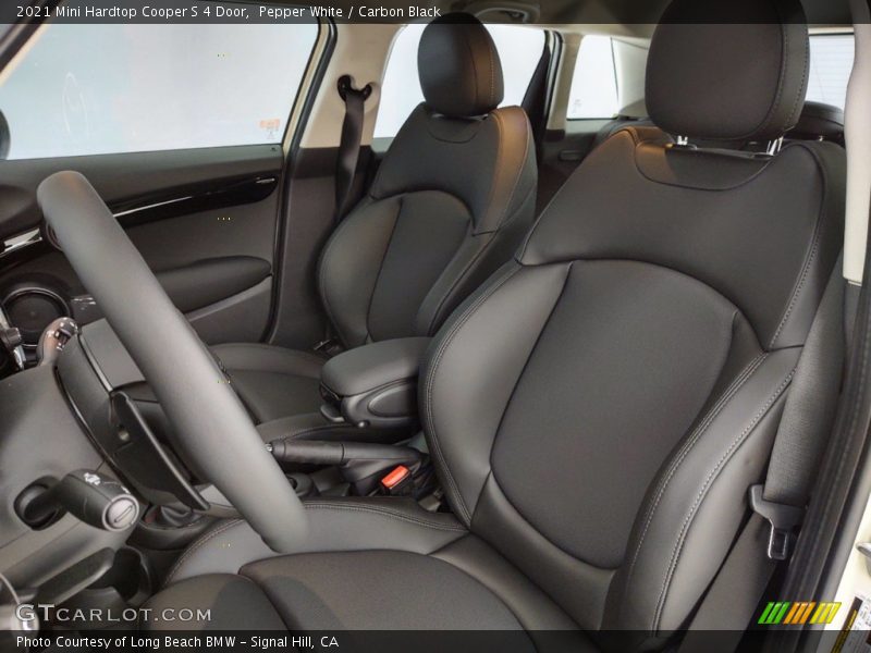 Pepper White / Carbon Black 2021 Mini Hardtop Cooper S 4 Door