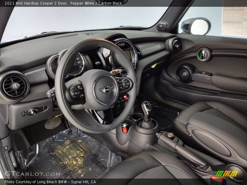 Pepper White / Carbon Black 2021 Mini Hardtop Cooper 2 Door