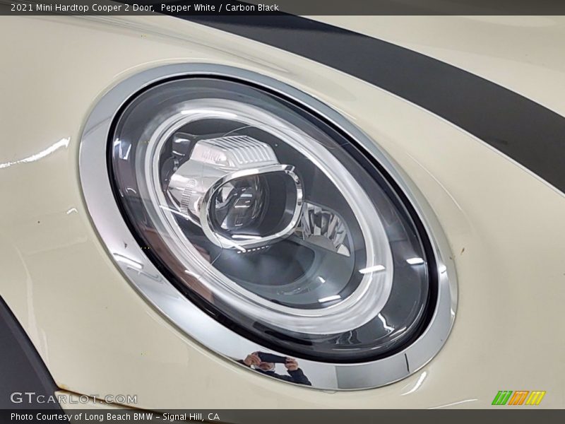 Pepper White / Carbon Black 2021 Mini Hardtop Cooper 2 Door