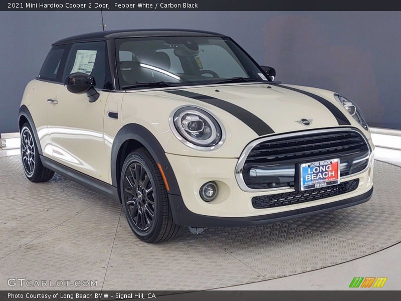 Pepper White / Carbon Black 2021 Mini Hardtop Cooper 2 Door