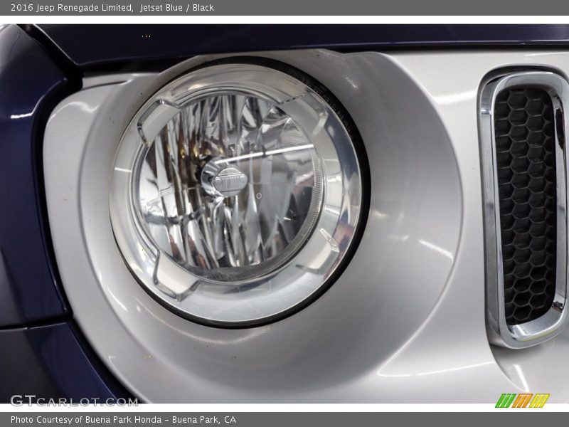 Jetset Blue / Black 2016 Jeep Renegade Limited