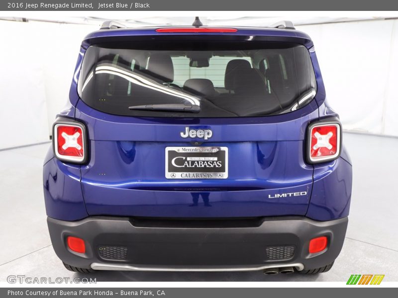 Jetset Blue / Black 2016 Jeep Renegade Limited