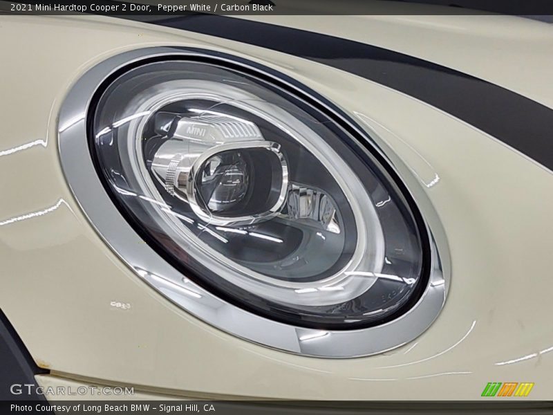 Pepper White / Carbon Black 2021 Mini Hardtop Cooper 2 Door