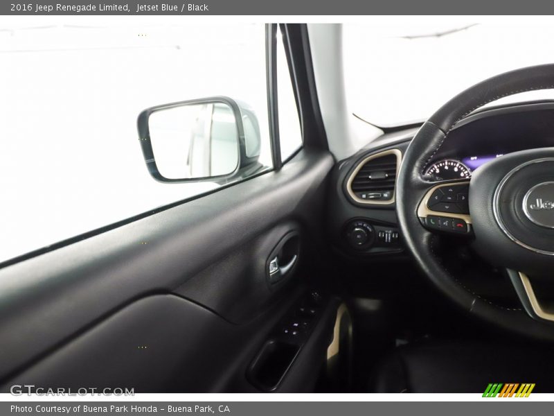 Jetset Blue / Black 2016 Jeep Renegade Limited