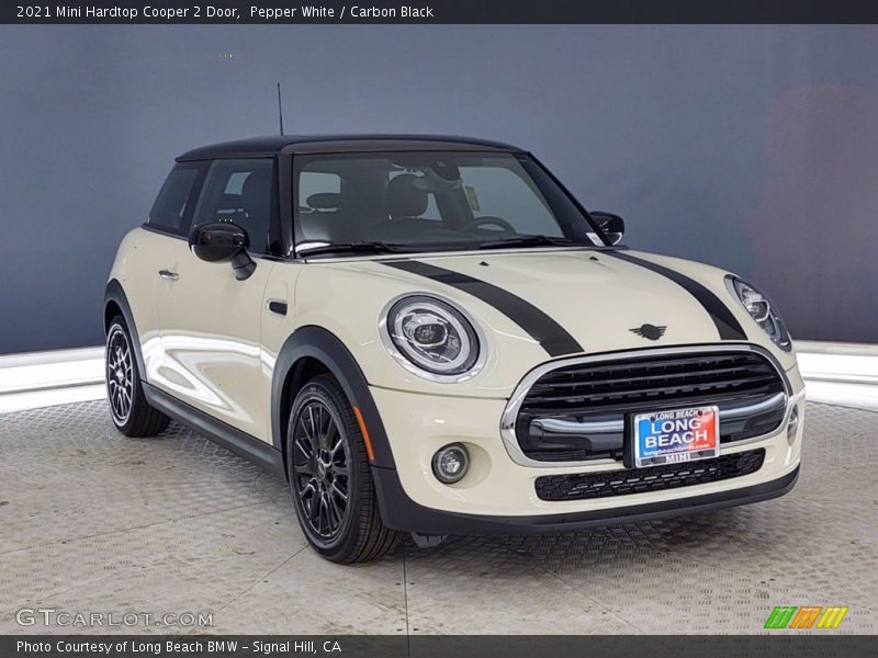 Pepper White / Carbon Black 2021 Mini Hardtop Cooper 2 Door