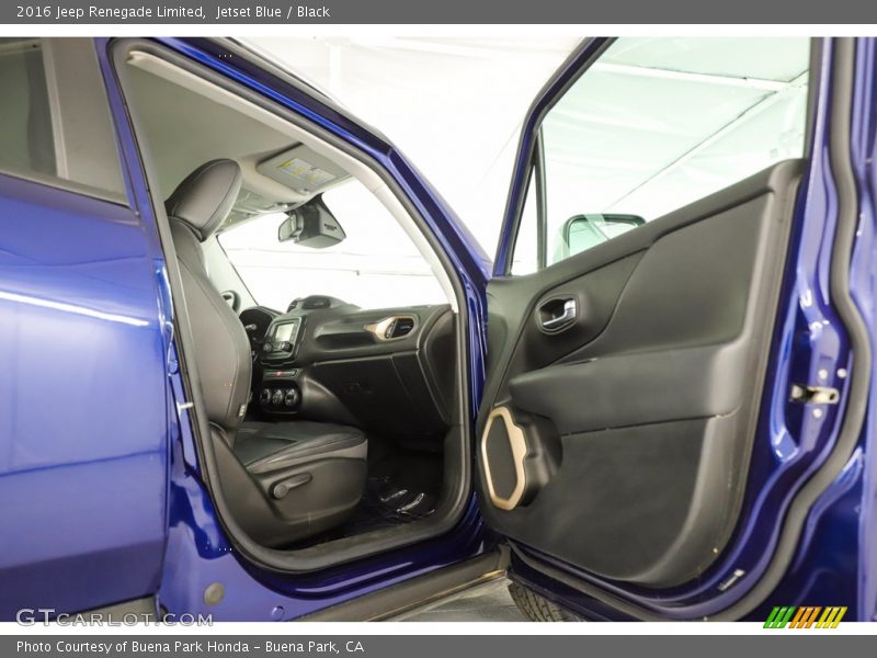 Jetset Blue / Black 2016 Jeep Renegade Limited