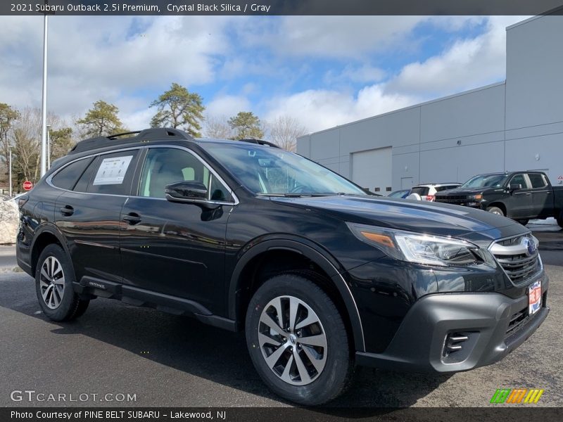 Crystal Black Silica / Gray 2021 Subaru Outback 2.5i Premium