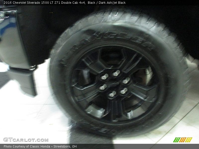 Black / Dark Ash/Jet Black 2016 Chevrolet Silverado 1500 LT Z71 Double Cab 4x4