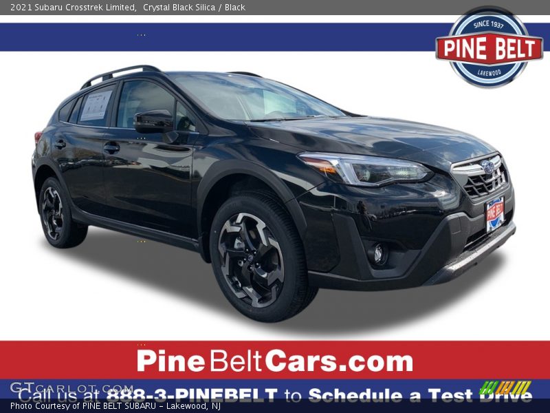 Crystal Black Silica / Black 2021 Subaru Crosstrek Limited