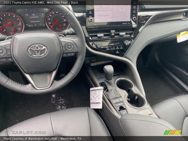 Wind Chill Pearl / Black 2021 Toyota Camry XSE AWD