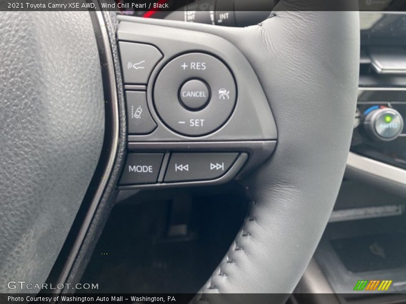 Wind Chill Pearl / Black 2021 Toyota Camry XSE AWD