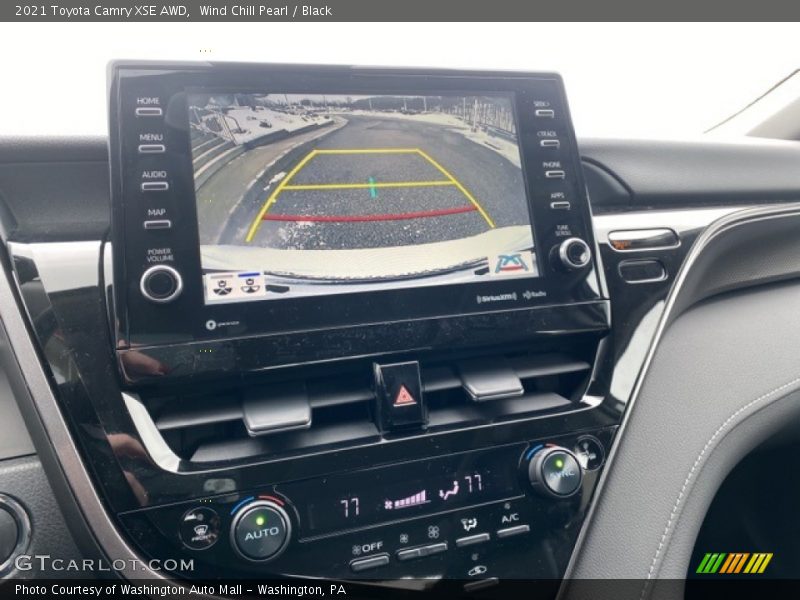 Wind Chill Pearl / Black 2021 Toyota Camry XSE AWD