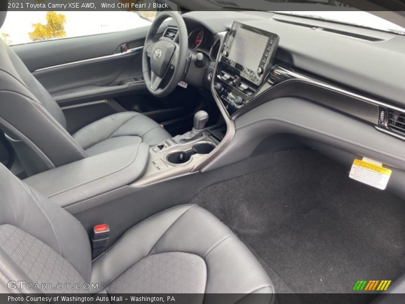 Wind Chill Pearl / Black 2021 Toyota Camry XSE AWD