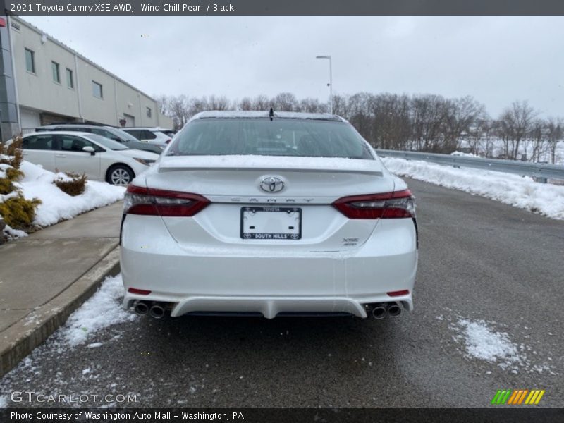 Wind Chill Pearl / Black 2021 Toyota Camry XSE AWD