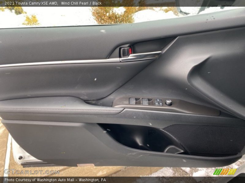 Wind Chill Pearl / Black 2021 Toyota Camry XSE AWD