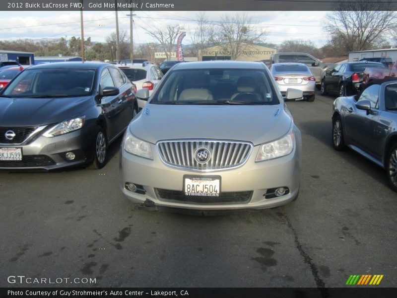 Gold Mist Metallic / Cashmere 2012 Buick LaCrosse FWD