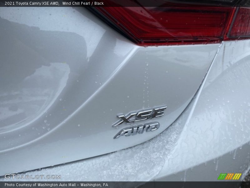 Wind Chill Pearl / Black 2021 Toyota Camry XSE AWD