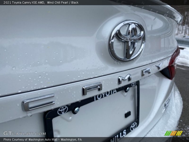 Wind Chill Pearl / Black 2021 Toyota Camry XSE AWD