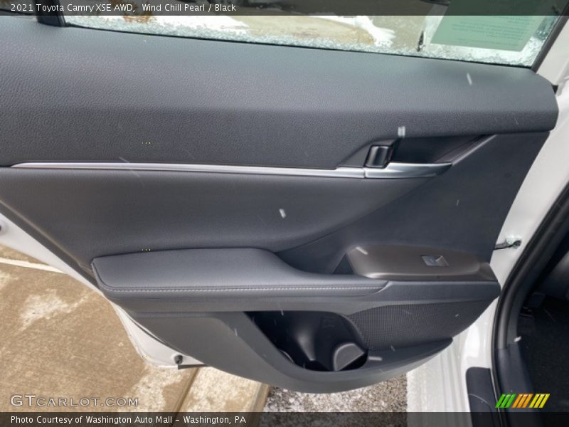 Wind Chill Pearl / Black 2021 Toyota Camry XSE AWD