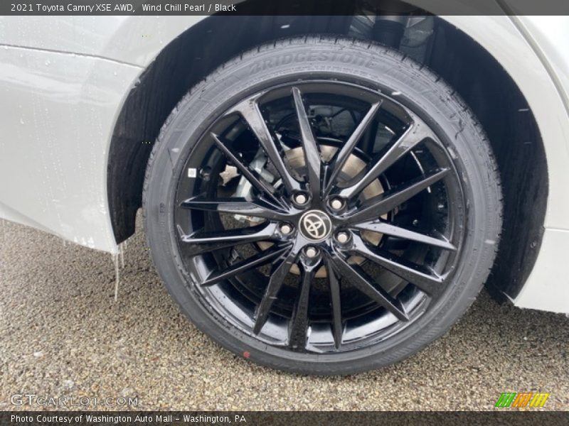 Wind Chill Pearl / Black 2021 Toyota Camry XSE AWD