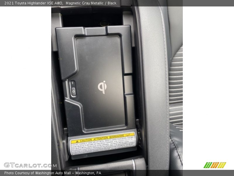 Magnetic Gray Metallic / Black 2021 Toyota Highlander XSE AWD