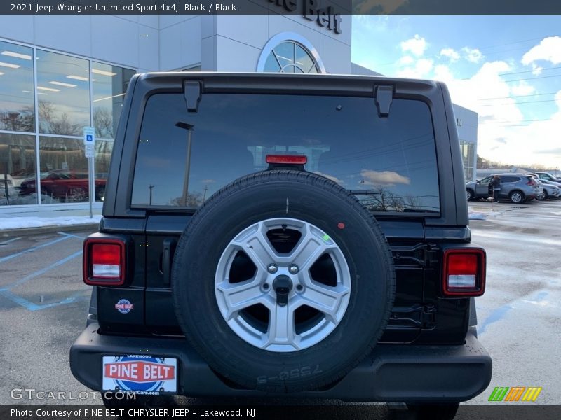 Black / Black 2021 Jeep Wrangler Unlimited Sport 4x4