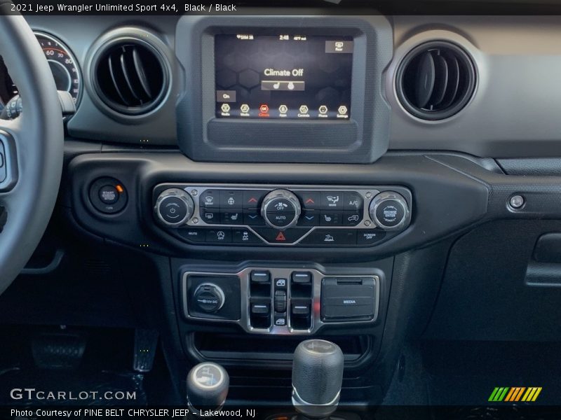 Black / Black 2021 Jeep Wrangler Unlimited Sport 4x4