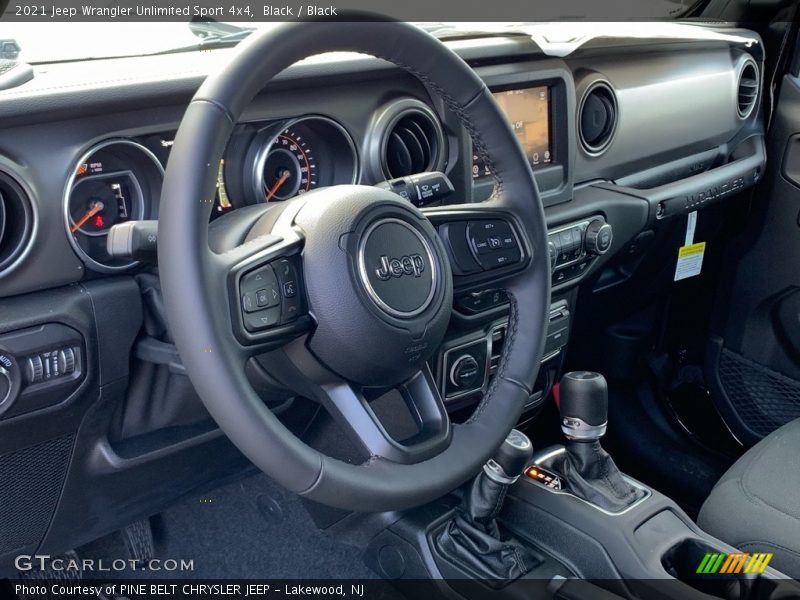 Black / Black 2021 Jeep Wrangler Unlimited Sport 4x4