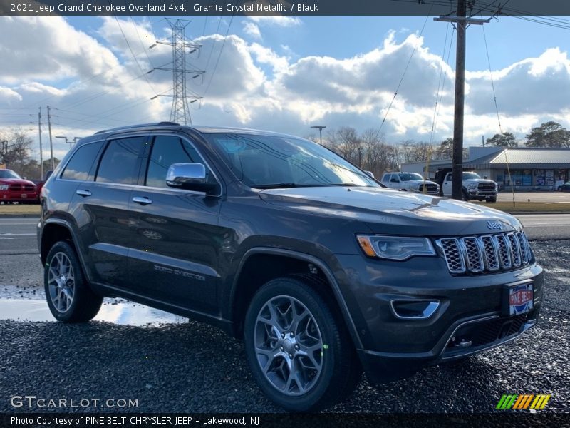 Granite Crystal Metallic / Black 2021 Jeep Grand Cherokee Overland 4x4