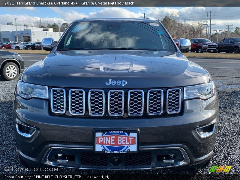 Granite Crystal Metallic / Black 2021 Jeep Grand Cherokee Overland 4x4