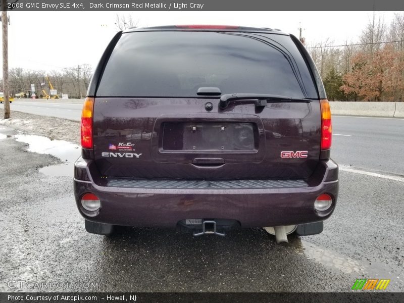 Dark Crimson Red Metallic / Light Gray 2008 GMC Envoy SLE 4x4