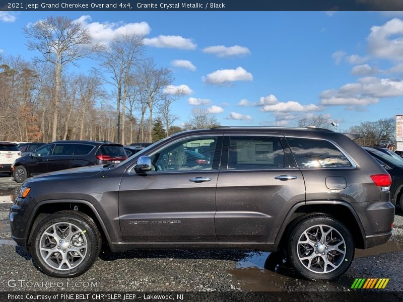 Granite Crystal Metallic / Black 2021 Jeep Grand Cherokee Overland 4x4