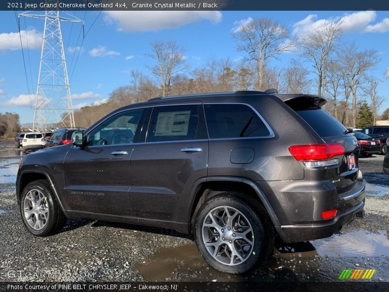 Granite Crystal Metallic / Black 2021 Jeep Grand Cherokee Overland 4x4