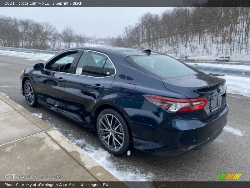 Blueprint / Black 2021 Toyota Camry XLE