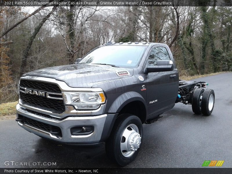 Granite Crystal Metallic / Diesel Gray/Black 2021 Ram 5500 Tradesman Regular Cab 4x4 Chassis