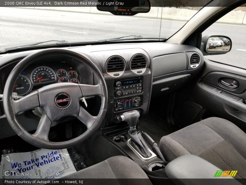 Dark Crimson Red Metallic / Light Gray 2008 GMC Envoy SLE 4x4