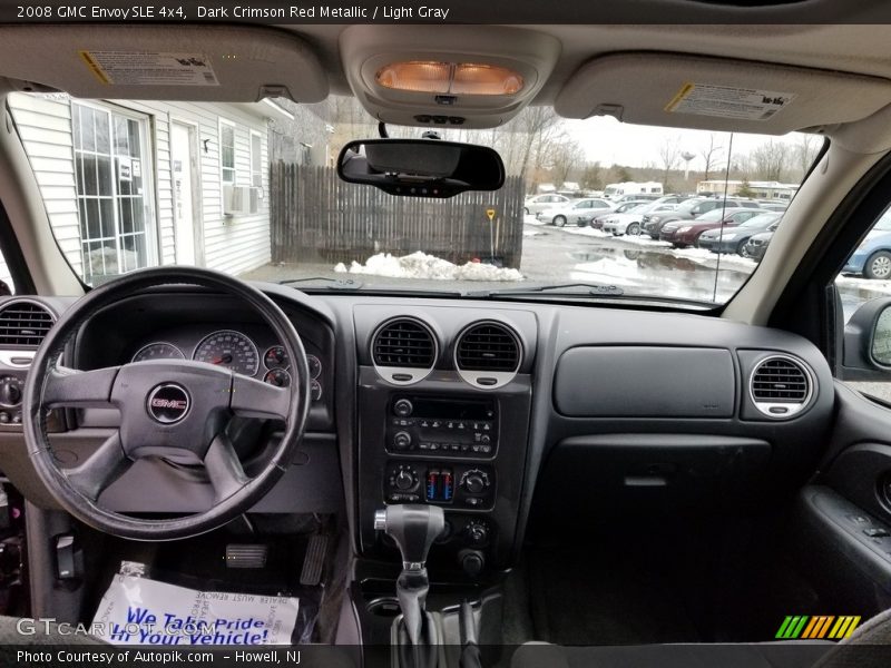 Dark Crimson Red Metallic / Light Gray 2008 GMC Envoy SLE 4x4