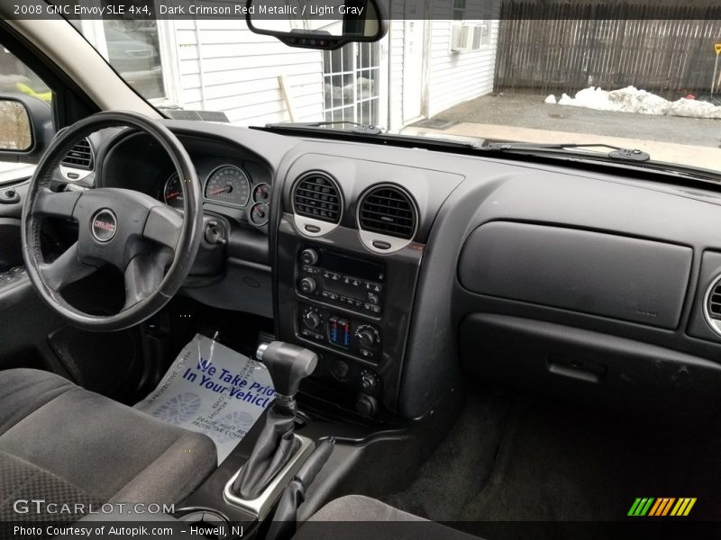 Dark Crimson Red Metallic / Light Gray 2008 GMC Envoy SLE 4x4