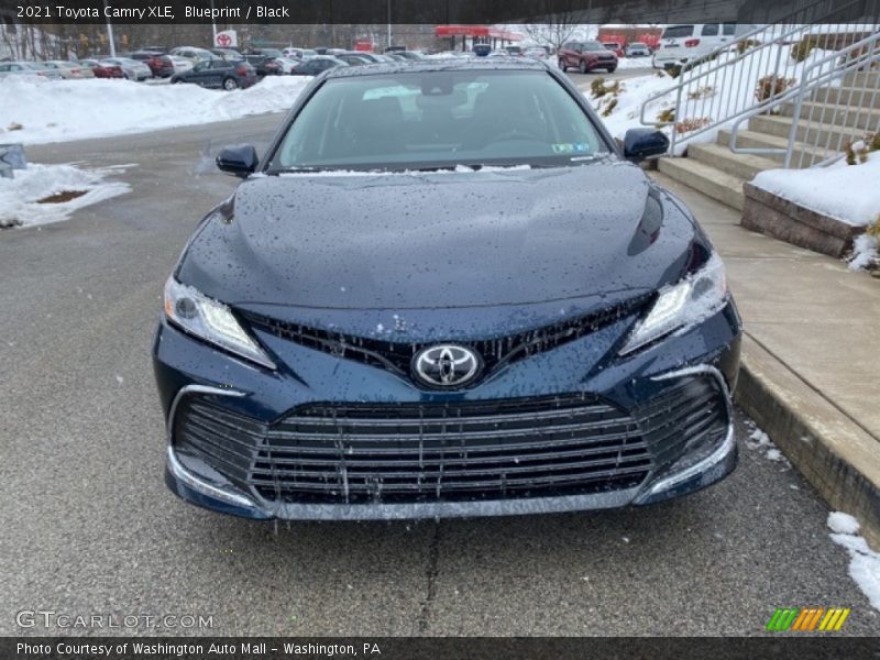 Blueprint / Black 2021 Toyota Camry XLE