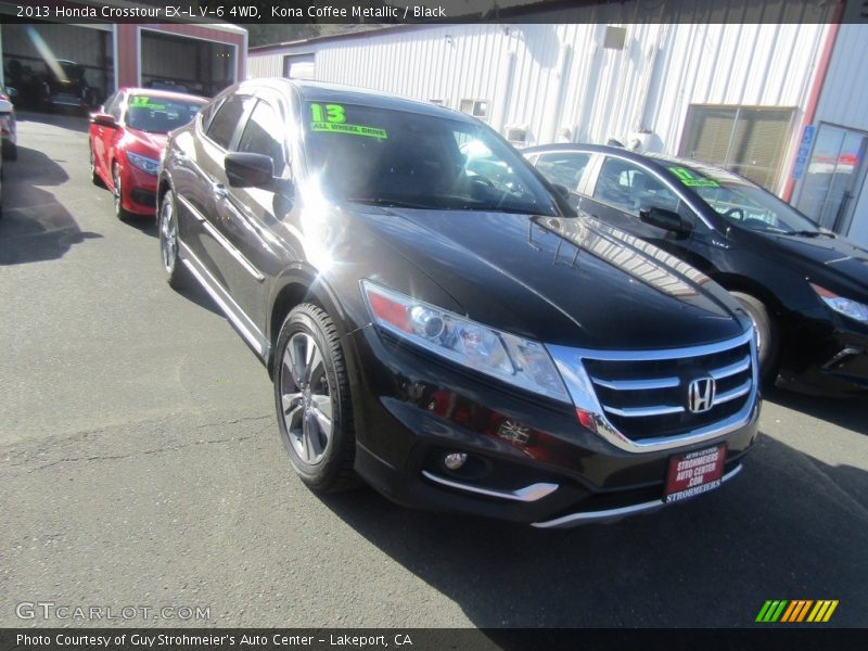 Kona Coffee Metallic / Black 2013 Honda Crosstour EX-L V-6 4WD