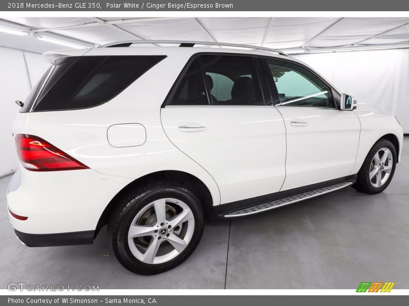 Polar White / Ginger Beige/Espresso Brown 2018 Mercedes-Benz GLE 350