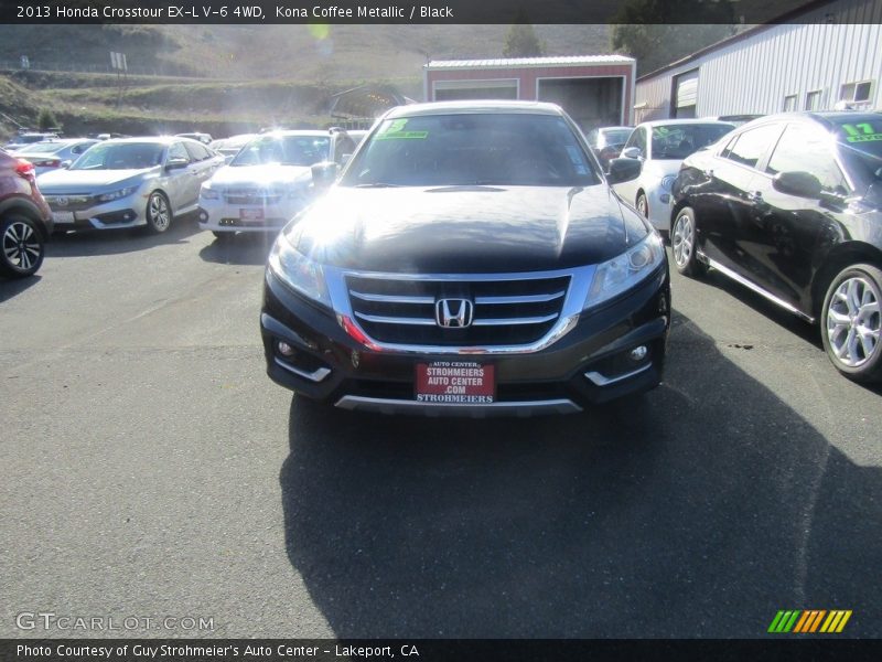 Kona Coffee Metallic / Black 2013 Honda Crosstour EX-L V-6 4WD