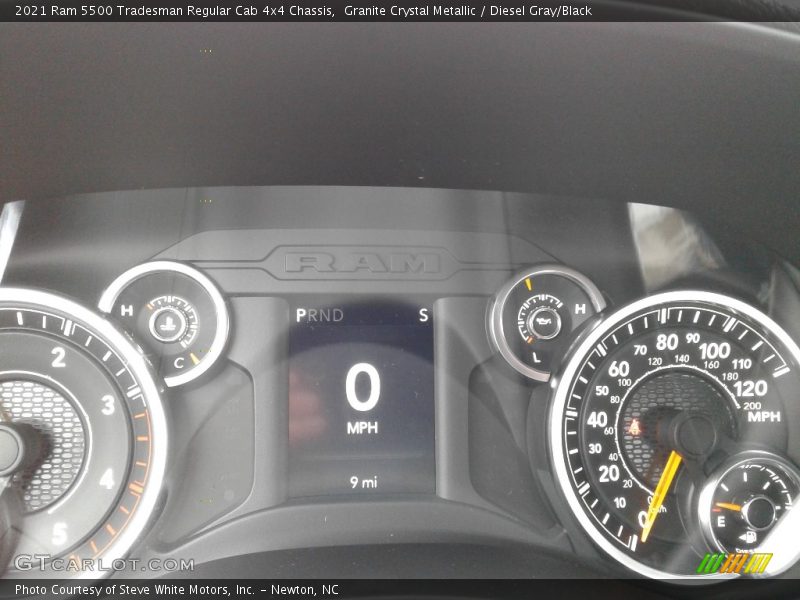 Granite Crystal Metallic / Diesel Gray/Black 2021 Ram 5500 Tradesman Regular Cab 4x4 Chassis