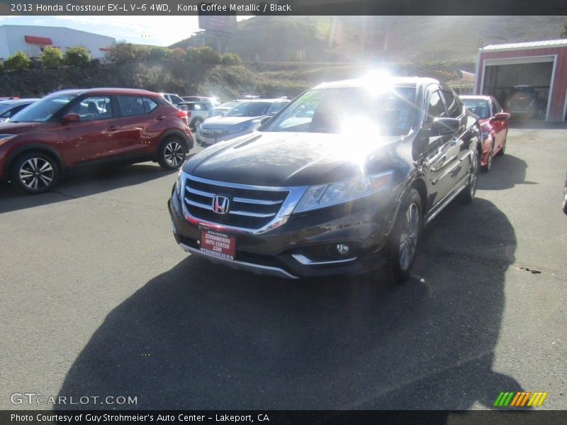 Kona Coffee Metallic / Black 2013 Honda Crosstour EX-L V-6 4WD