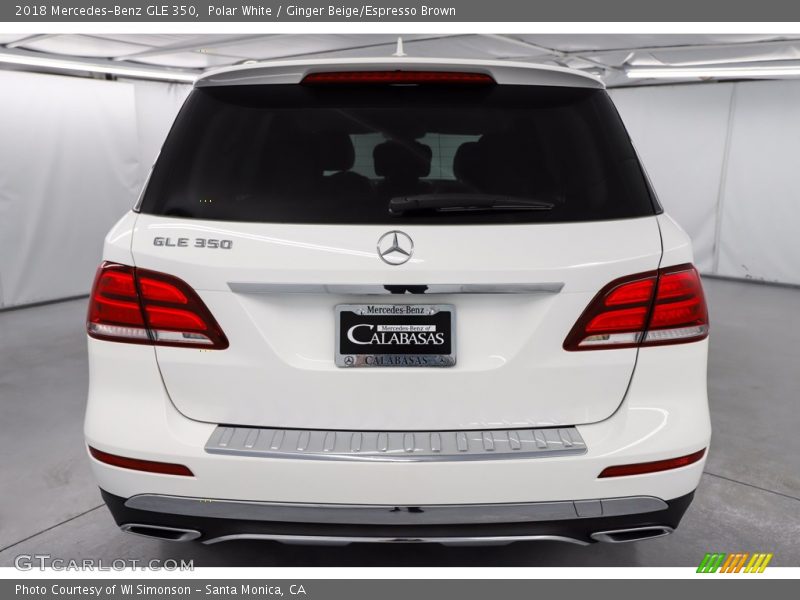 Polar White / Ginger Beige/Espresso Brown 2018 Mercedes-Benz GLE 350
