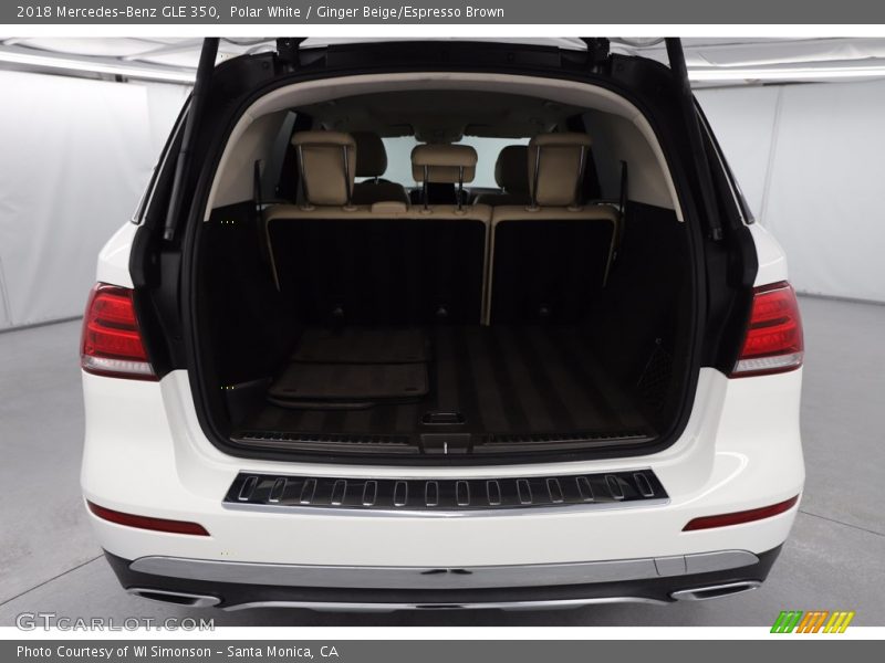 Polar White / Ginger Beige/Espresso Brown 2018 Mercedes-Benz GLE 350