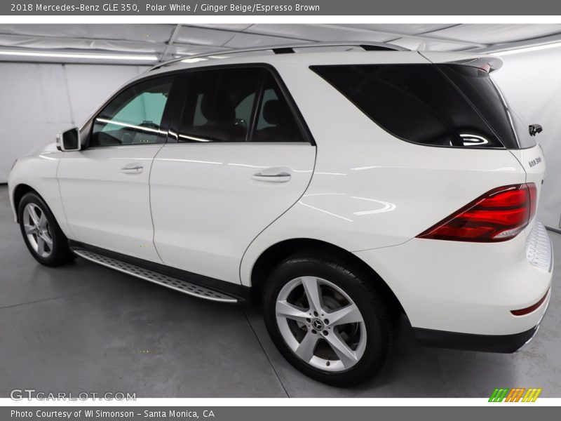 Polar White / Ginger Beige/Espresso Brown 2018 Mercedes-Benz GLE 350