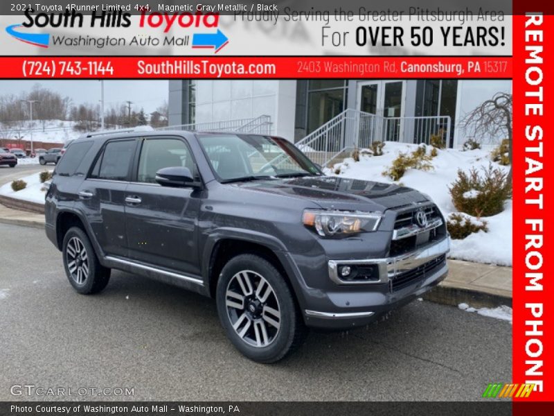 Magnetic Gray Metallic / Black 2021 Toyota 4Runner Limited 4x4