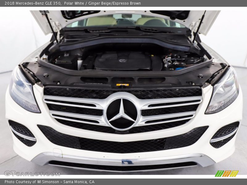 Polar White / Ginger Beige/Espresso Brown 2018 Mercedes-Benz GLE 350