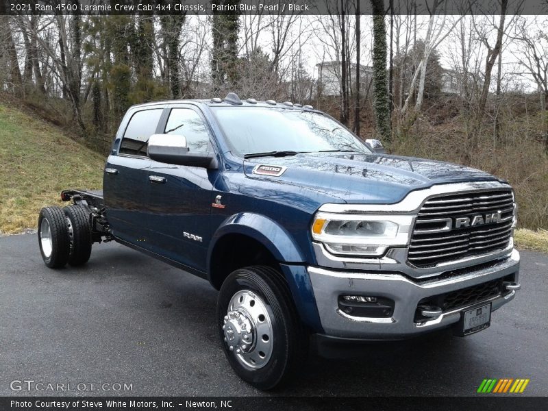 Patriot Blue Pearl / Black 2021 Ram 4500 Laramie Crew Cab 4x4 Chassis